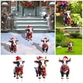 thumbnail image 5 of 1Pc Cow Christmas Yard Signs 11.8 Inch Farmhouse Christmas Yard Stakes Outdoor Decorative Large Cow Xmas Decorations Signs for Farm Garden, 5 of 5