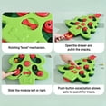 thumbnail image 5 of Dog Sniffing Slow Feeder High-Quality Interactive Increase IQ Pet Puzzle Toys Non-Slip Slowly Eating Food Tray for Cat Puppy (Green), 5 of 7