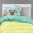 thumbnail image 2 of Fawn Pug Spring Fabric Standard Pillowcase, 2 of 2
