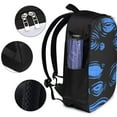 thumbnail image 5 of YFYANG 17" Laptop Backpack, Blue Line Graffiti Fashion Travel Work Backpack with USB and Headphone Cable Interface for Men and Women, 5 of 8