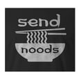 thumbnail image 3 of 9 Crowns Tees Send Noods Funny Meme T-Shirt (Unisex Black, Small), 3 of 3