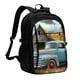 thumbnail image 1 of Disketp Vintage Truck Farm Scene Mochila de Viaje Estampada para Laptop con Puerto de Carga USB, Mochila Impermeable para Computadora – Regalo para Hombres y Mujeres, 1 of 7
