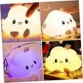 thumbnail image 6 of Cloud Children Night Light, Kids Table Lamp, Travel Night Light, Led Nursery Lamp, Touch Sensor Night Light, Rechargeable Colorful Night Light for Kids Room, Silicone LED Light, Changing Colors, 6 of 8