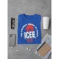 thumbnail image 3 of Frosty ICEE Wave Delight - Coldest Drink Town Graphic Men's T-shirt, 3 of 4