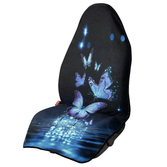 KUIFORTI Butterfly Car Seat Cover Protector Front Seats,for Gym Workout,Running,Swimming,Beach and Hiking,Waterproof Sweat Towel Bucket Seat Covers for Trucks SUV Sedans Vans