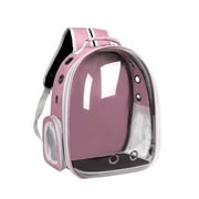 Tarmeek Small Space Capsule Pet Carrier Backpack with Transparent Cover, Clear