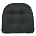 thumbnail image 4 of Gripper Non Slip 15" x 16" Faux Leather Tufted Chair Cushions, Set of 2, 4 of 6