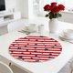 thumbnail image 5 of CaiYueKe Independence Day Placemats Set of 4, 14x14 inch Round Printed Non Slip Placemats, Patriotic Red White Blue Stars Table Mats, Washable Heat Resistant Kitchen Dining Decor, 5 of 7