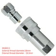 thumbnail image 4 of 1 set M14X1.5 M16X1.5 M18X1.5 M22X1.5 Hydraulic Quick Coupler Close Type Quick Coupling Steel Material Plug Socket Connector Set, 4 of 5