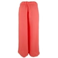 thumbnail image 2 of Women's Organic Cotton Gauze Wide Leg Cropped Pants Small, 2 of 4