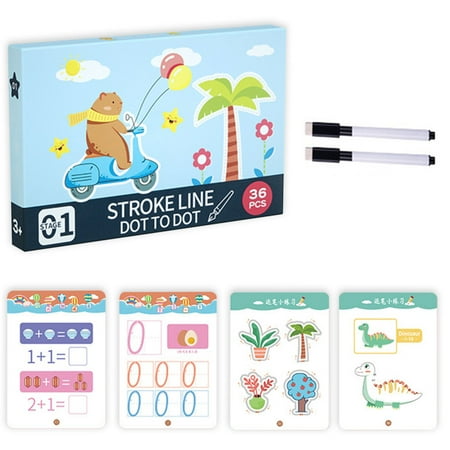 

Handwriting Workbook for Kids Preschool Workbook Activity Binder Montessori Toys for Toddlers Learning Materials