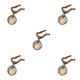 thumbnail image 2 of Collar con colgante de piedra de cristal Jumpingount N001-Beige estilo bohemio, 2 of 6
