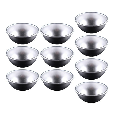 

Acahhotxx Bakings Molds 10PCS Round Cake Molds Dessert Molds Cake Pans AluminumAlloy Dessert Supplies Cake Molds for Cake - S