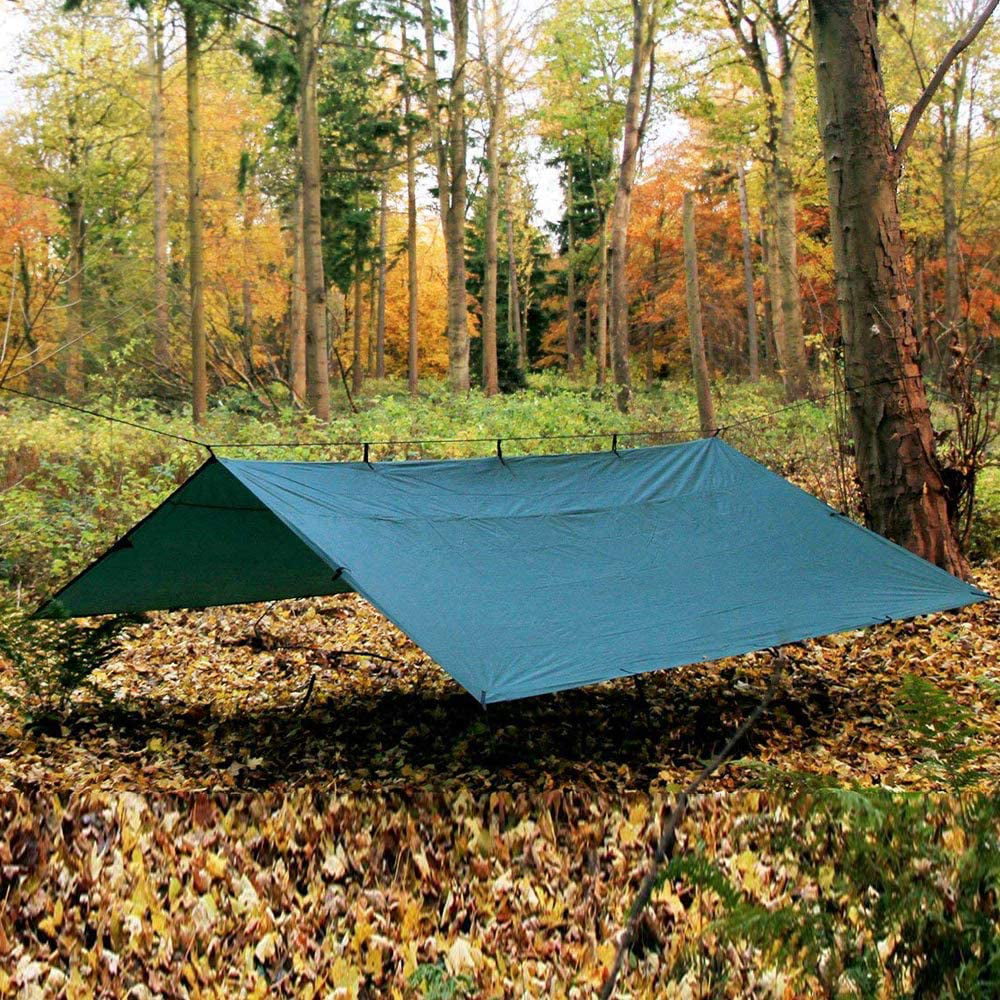 KALINCO 10X10FT/10X15FT,Tent Tarp,Picnic Mat Camping Tarp Tent Hammock Tarp pu Waterproof Camping tarp Tent Rain Fly Picnic Mat Survival Shelter Sunshade