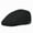 Black, variant on Men's Linen Cotton Berets Hat Outdoor Travel Solid Color Hats Adjustable Caps