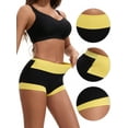 thumbnail image 3 of Unique Bargains Women's High Waisted Loose Classic Full Coverage Briefs 2XL Yellow, 3 of 6