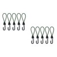 thumbnail image 1 of koolsoo 10Pcs Bungee Cord Outdoor Elastic Rope for Tarps Camping Accessories Outdoor Green, 1 of 9