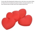 thumbnail image 4 of Uxcell Tennis Vibration Dampener, 4 Pack Heart Shock Absorber Red, 4 of 6