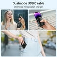 thumbnail image 7 of 10000mAh Mini Power Bank with Cables, 20W Fast Charging Portable Phone Charger Compatible for iPhone & Android, 7 of 7