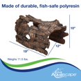 thumbnail image 2 of Refugio para peces tipo tronco falso Aquascape para estanque, 2 of 5
