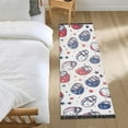 thumbnail image 3 of Yayeee Runner Rug for Bedroom 2'x6' Machine Washable Hallway Non Slip Mat, Cartoon American Football Helmets, 3 of 8