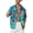 Blue-2, variant on Funky Hawaiian Shirt for Men Palm Beach Shirts Tropical Vacation Shirts