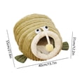 thumbnail image 3 of Sahpxhe Cat Bed, Angler Fish Shaped Warm Winter Plush Cave Pet Bed With Hanging Pom pom Toy For Indoor Cats And Small Dogs, 3 of 6