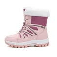 thumbnail image 6 of Women's Boots - Winter Fashion Thickening Warm Lace Up Non Comfortable Footwear for Cold Weather, 6 of 9