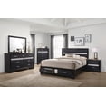 thumbnail image 2 of Miranda Queen 2-drawer Storage Bed Black, 2 of 2