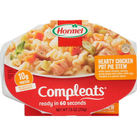 Compleats Hormel Microwave Meals Chicken Pot Pie with (Best Healthy Microwave Meals)