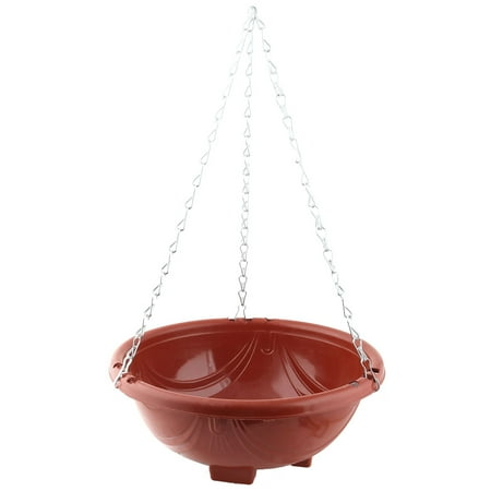 Round Orchid - Parterre Balcony Plastic Round Hanging Orchid Plant Flower Pot Holder Container