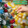 thumbnail image 3 of 30 colgantes decorativos de estrellas navideñas con purpurina para colgar en Navidad., 3 of 5