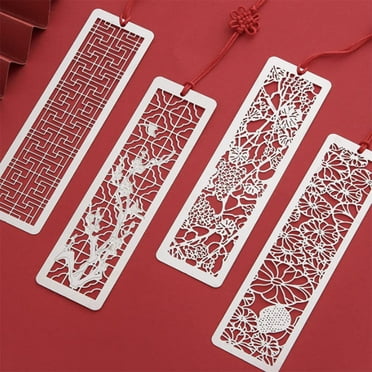 CCOCC Bookmark 4 Pcs,Metal Bookmark,Book Marks for Reading,Unique Design for Women Men Reading Lovers