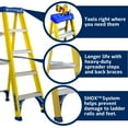 thumbnail image 4 of Louisville Ladder FS2005 Fiberglass Step Ladder, 5-Feet/250lb, Yellow, 4 of 4