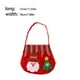 thumbnail image 2 of Inteprter Bolso de mano con patrón de Papá Noel, bolsa de regalo, bolsa de dulces elástica ligera, bolsillo con cordón de muñeco de nieve para niños Kits de decoración para fiestas Los ancianos Inteprter HA069620-01, 2 of 6
