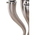 thumbnail image 4 of Contempolights Chestnut 6-Light Glass & Metal Table Lamp in Chrome/Gray, 4 of 5