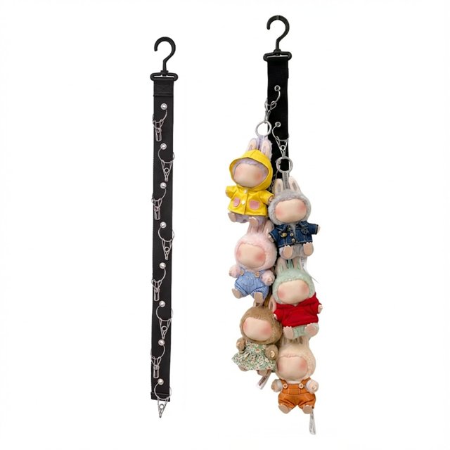 Perchero colgante para peluches Bawiked con 8 clips, 3 kg