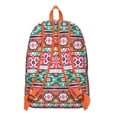 thumbnail image 3 of Unisex Vintage Style Bohemian Backpack, Boho Print Zipper Bag with Front Pocket, Durable Rucksack for School College Work Travel, Wonderful Gift, 3 of 5