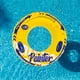 thumbnail image 1 of Flotador de anillo de natación engrosado con flotadores de piscina con mango para niños adultos (120 # amarillo), 1 of 5
