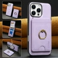 thumbnail image 2 of for iPhone 13 Pro Max Case with Credit Card Holder MagSafe, for iPhone 13 Pro Max Phone PU Leather Case Wallet for Women Wallet Finger Ring Magnetic Detachable 2-in-1 for Men - Purple, 2 of 9