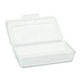 thumbnail image 4 of Pen+Gear Lightweight Plastic Pencil Box with Snap-on Lid, Clear with Confetti Glitter, 1-Pack, 4 of 7