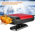 thumbnail image 4 of Window Defroster Car 12V Portable Electric Window Heater Heating Dryer Windshield Fan Defroster Demister Red, 4 of 8