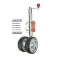 thumbnail image 1 of Double 8 Inch Jockey Wheel Swing Up Solid Rubber Wheel Capacity 1500 Lbs Caravan RV Boat Trailer Jack Parts Accessories ,Easy Operate, 1 of 6