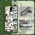 thumbnail image 5 of LYM-Phone Case For BLU View3/B140DL, Shockproof Wristband Back Cover Kickstand Cute Soft case Wrist Strap Protective Ring Silicone Phone Holder Panda Lanyard Cartoon Anti-knock Anti-dust, 5 of 9