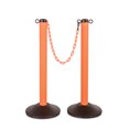 thumbnail image 1 of US Weight ChainBoss Outdoor/Indoor Stanchion with 10' of Plastic Chain – Fillable Base, 1 of 6