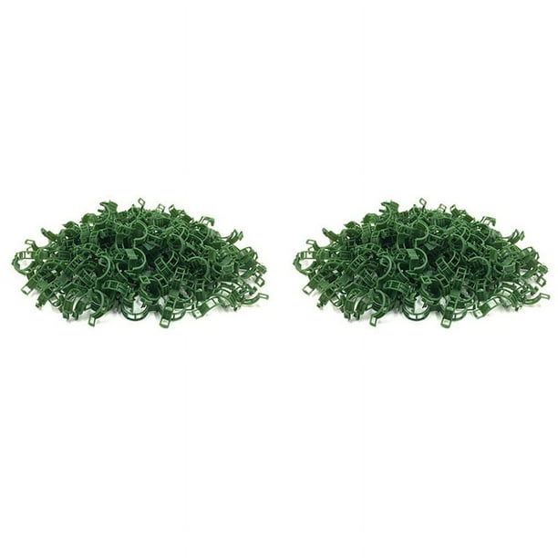 400 Piezas Pinzas de Soporte de Plantas de Jardín, Pinzas de Tomate, Pinzas de Enrejado, para Vid de Calabaza de Flor de Pepino, Diámetro Interior de 1 Pulgada