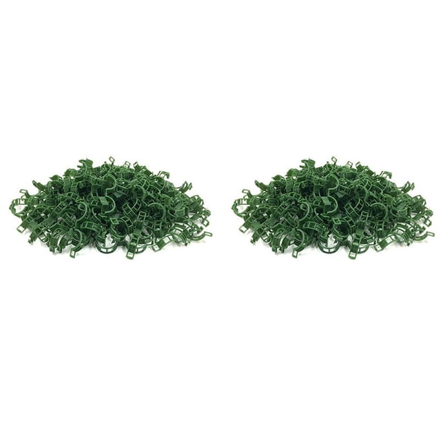 400 Piezas Pinzas de Soporte de Plantas de Jardín, Pinzas de Tomate, Pinzas de Enrejado, para Vid de Calabaza de Flor de Pepino, Diámetro Interior de 1 Pulgada