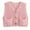 Pink, variant on Shine Up Vest for Women Button Down Cardigan Sweater Sleeveless Crochet Knit Tops with Pockets