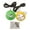 C, variant on KRONDO tkerinse Double Garage Parking Aids, Funny Tennis Ball Parking Assistant Kit, Tennis Garage Car Stopper Garage Tennis Ball Parking Aid with Adjustable Height Lanyard for Guided Parking