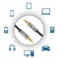 thumbnail image 4 of Cable Auxiliar de Audio Estéreo Manhattan Dos conectores macho de 3.5 mm 2 m, 4 of 10